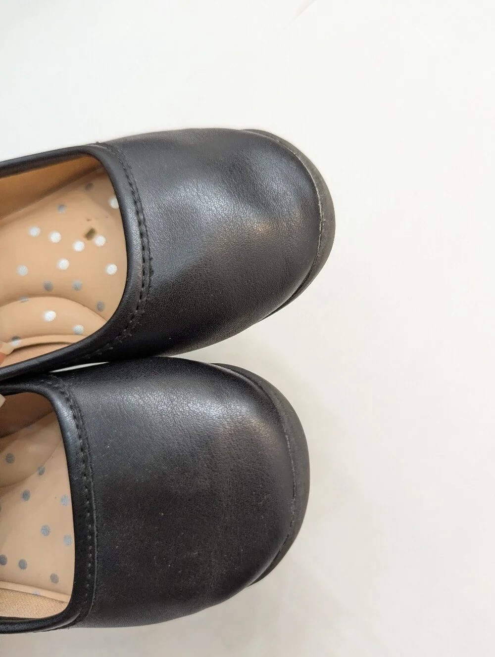Wonder Nation Toddler Little Girls Classic Bow Black Ballet Flats Size 9